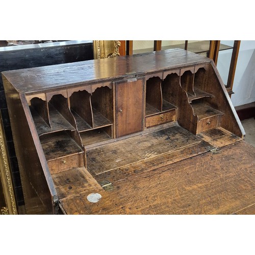 196A - A George II oak bureau
