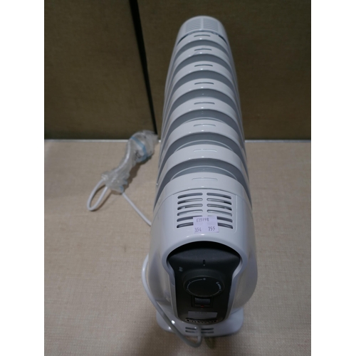 6180 - Delonghi oil filled small radiator   (354-755) *This lot is subject to VAT
