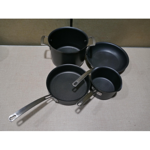 6187 - Kirkland Signature hard anodised cookware set, original RRP £114.99 + VAT (354-764) *This lot is sub... 
