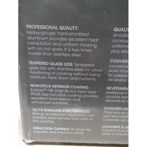 6187 - Kirkland Signature hard anodised cookware set, original RRP £114.99 + VAT (354-764) *This lot is sub... 