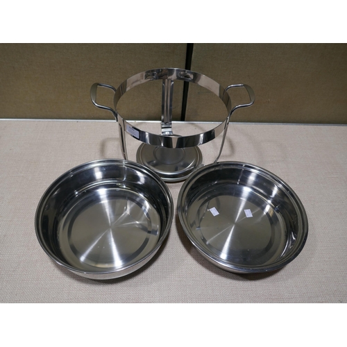 6192 - Denmark stainless steel chafing dish  (354-772) *This lot is subject to VAT