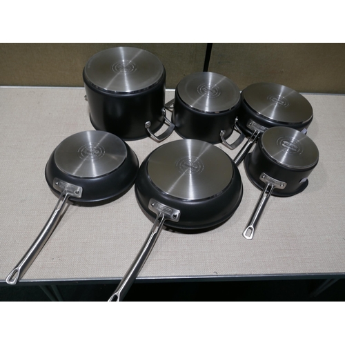 6193 - Kirkland Signature hard anodised cookware set, original RRP £114.99 + VAT (354-763) *This lot is sub... 