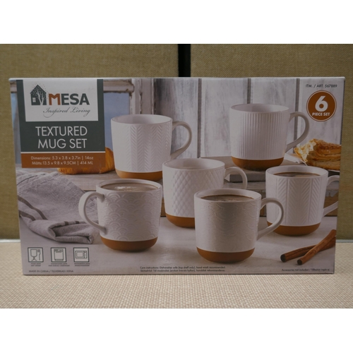 6198 - Six Mesa ceramic mugs (354-99) *This lot is subject to VAT