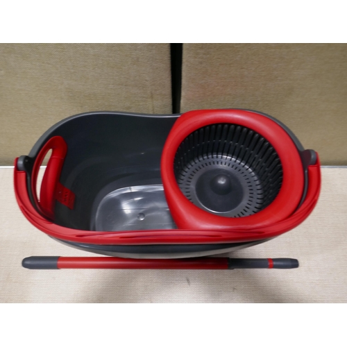 6205 - Vileda bucket & mop turbo (missing mop head) (354-75) *This lot is subject to VAT