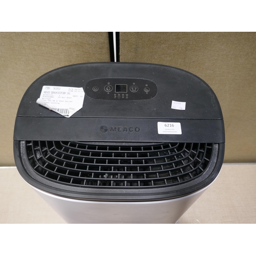 6216 - Meaco dehumidifier 18l , original RRP £179.99 + VAT (354-745) *This lot is subject to VAT