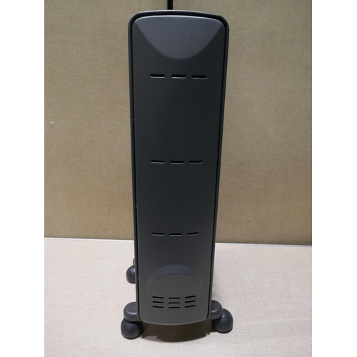 6228 - Delonghi oil filled grey radiator (354-80) *This lot is subject to VAT