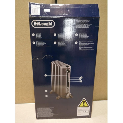 6228 - Delonghi oil filled grey radiator (354-80) *This lot is subject to VAT