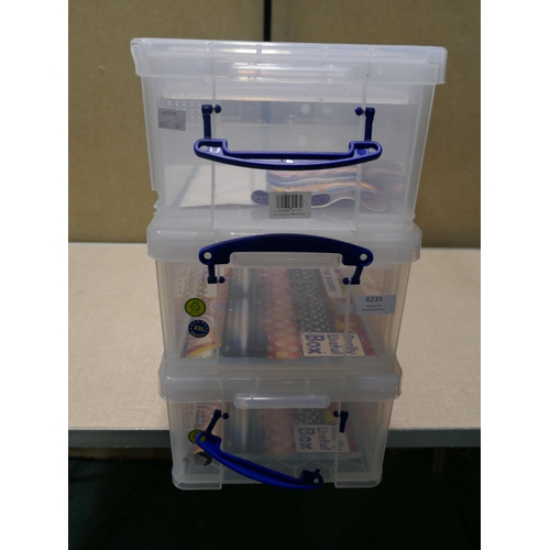6235 - Four Really Useful wrapping/storage boxes  (354-39) *This lot is subject to VAT