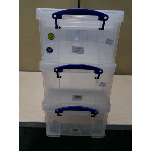 6236 - Four Really Useful wrapping/storage boxes  (354-40) *This lot is subject to VAT
