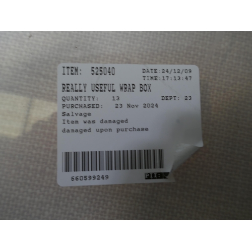 6238 - Three Really Useful wrapping/storage boxes (354-803) *This lot is subject to VAT