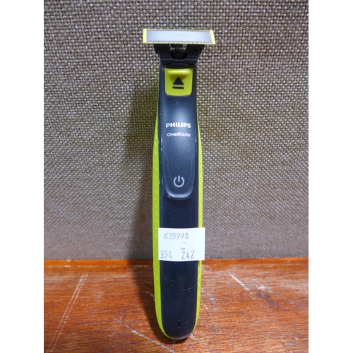 6123 - Philips One Blade shaver  (354-242) *This lot is subject to VAT