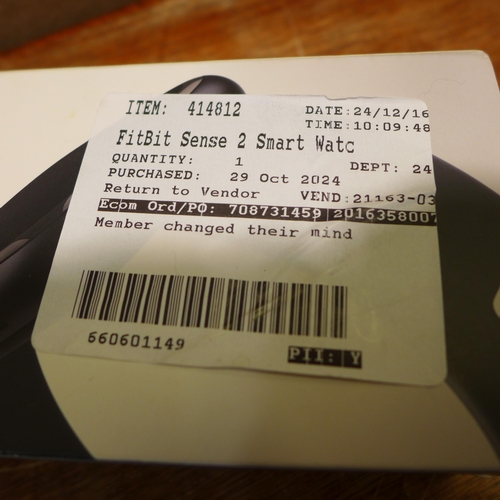 6127 - Fitbit Sense 2 grey shadow, original RRP £194.99 + VAT (354-218) *This lot is subject to VAT