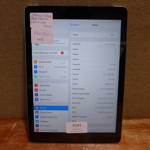 6141 - Apple ipad cellular 32gb (model:MR6Y2B/A)  *This lot is subject to VAT