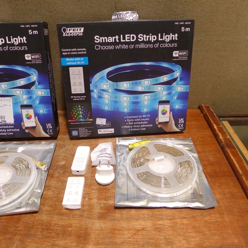 6172 - Three Feit smart LED strip lights   (354-203-205) *This lot is subject to VAT