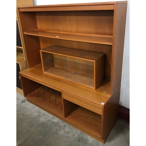 76 - A teak room divider
