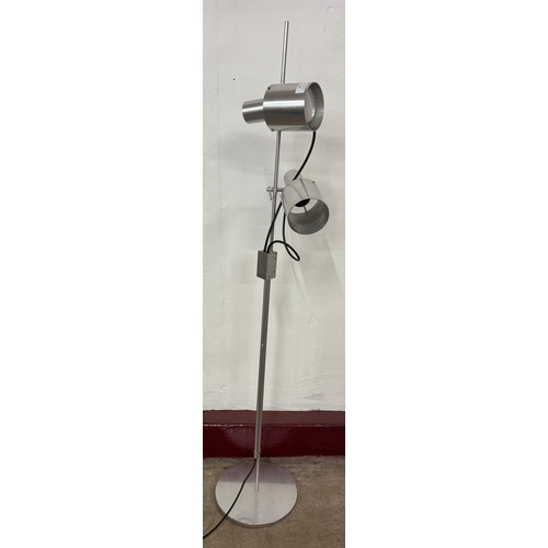 102 - A Peter Nelson chrome effect floor standing spotlight lamp