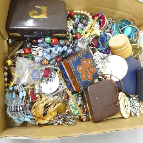 2088 - A collection of costume jewellery, etc.