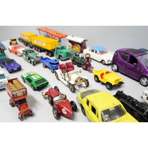 2102 - A collection of die-cast model vehicles, Corgi Toys, Dinky and Husky included