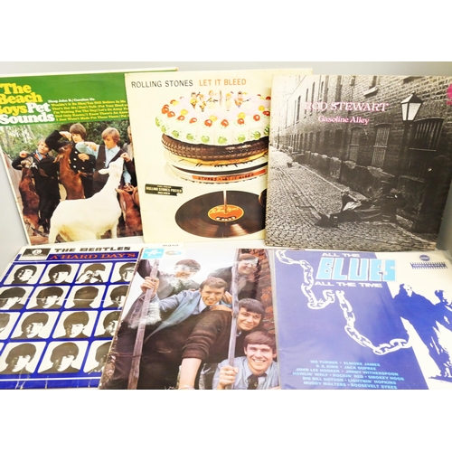 2113 - Eighteen vinyl LP records, mostly 1960s first pressings