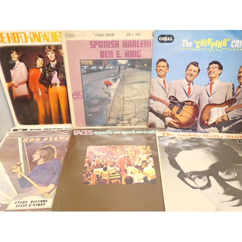 2113 - Eighteen vinyl LP records, mostly 1960s first pressings
