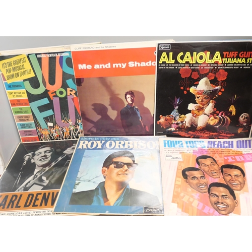 2113 - Eighteen vinyl LP records, mostly 1960s first pressings