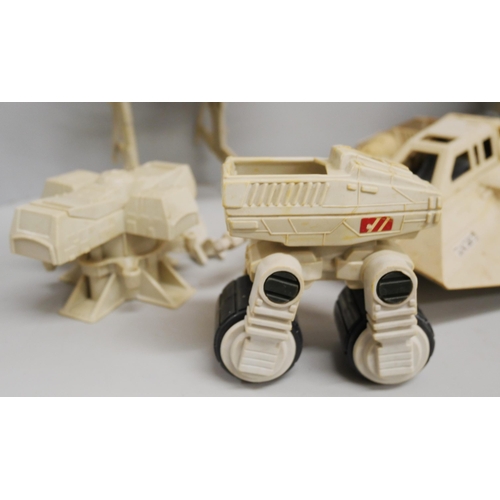 2114 - A collection of early Kenner Star Wars figures, together with some vehicles