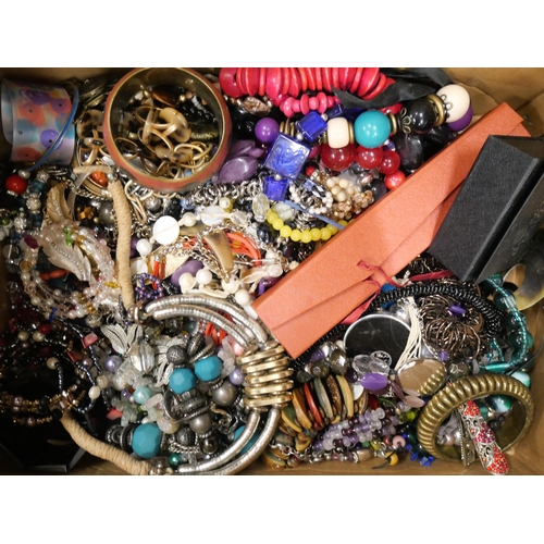 2116 - A large collection of costume jewellery