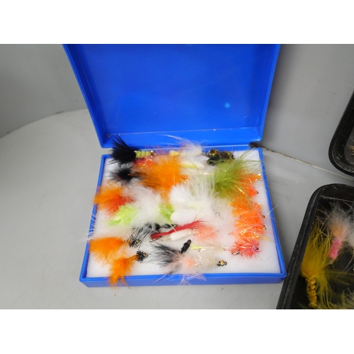2119 - Collection of fishing flies, (4 boxes)