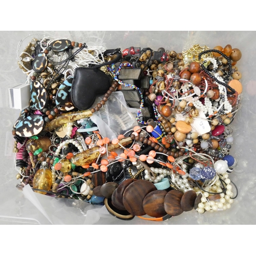 2143 - A large collection of costume jewellery