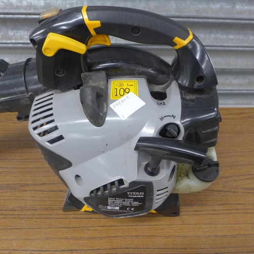 5185 - A Titan TTL684BC petrol driven blower vac