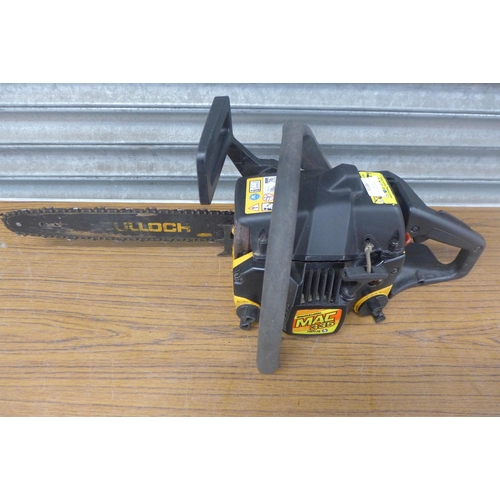 5186 - A McCulloch Mac 335 vortex air system petrol driven chainsaw