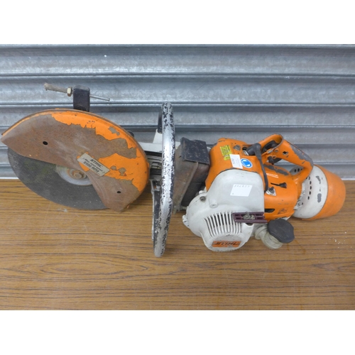 5190 - A Stihl TS-350 super petrol driven stone cut-off saw