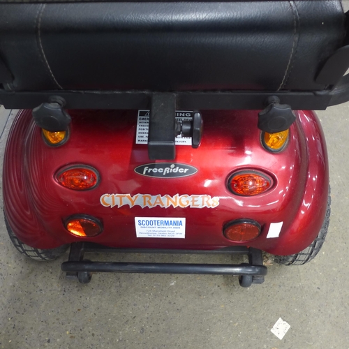 5215 - A Freerider mobility scooter with key and charger