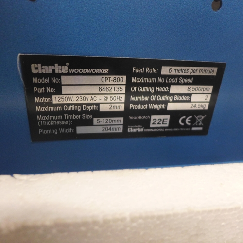 5223 - A Clarke Woodworker CPT800 230V, 8