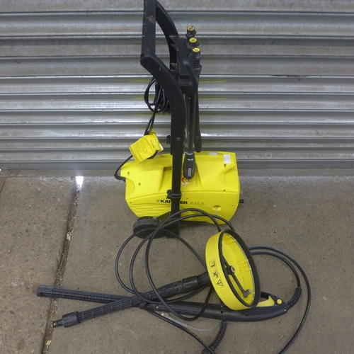 5225A - A Karcher 411A pressure washer with attachments