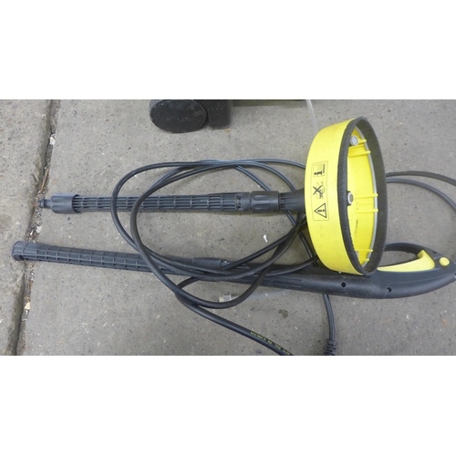 5225A - A Karcher 411A pressure washer with attachments
