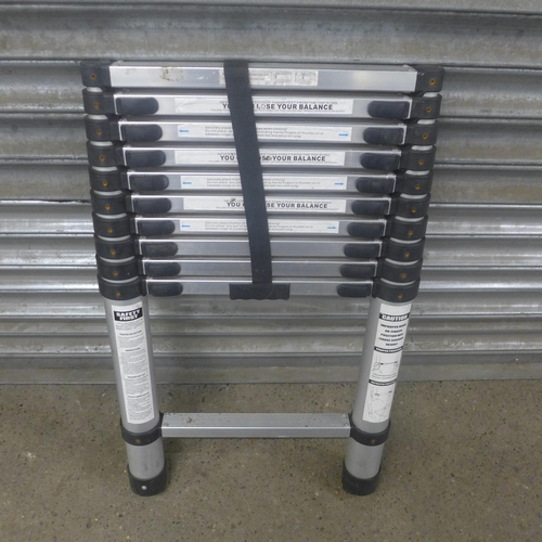 3 Sets of Ladders including telescopic, safety steps and a 5 rung ...
