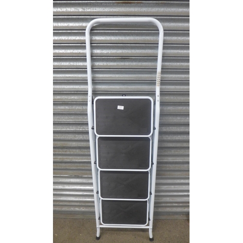 3 Sets of Ladders including telescopic, safety steps and a 5 rung ...