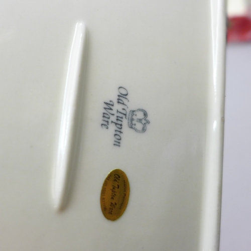 2087 - Three Old Tiptonware items, including a butter dish, shakers and toast rack, all boxed