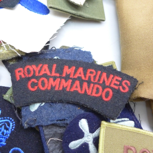 2094 - A quantity of military cloth badges