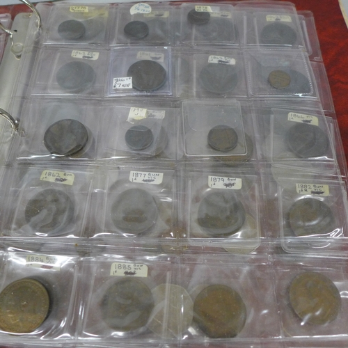 2102 - Coins: An album of GB coins, George III onwards