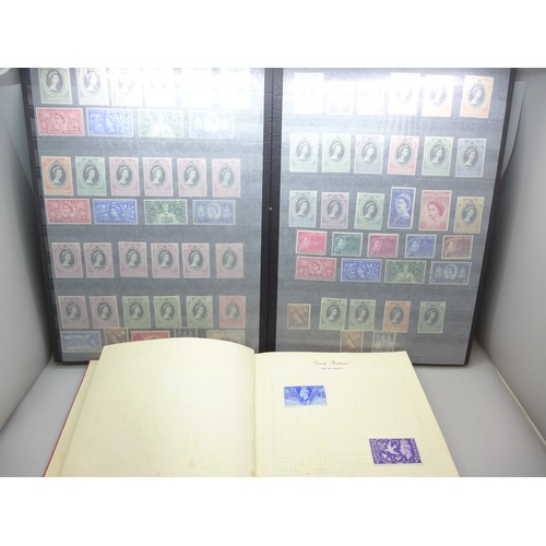 2100 - Stamps: 1946 Commonwealth Victory stamps mint, in Savoy album (complete set), 1953 Coronation mint c... 