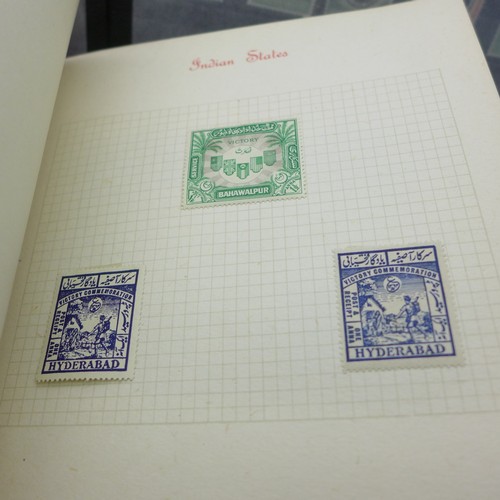 2100 - Stamps: 1946 Commonwealth Victory stamps mint, in Savoy album (complete set), 1953 Coronation mint c... 