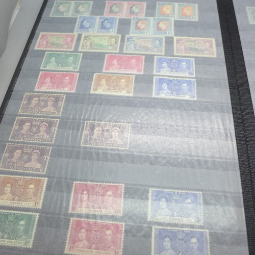 2100 - Stamps: 1946 Commonwealth Victory stamps mint, in Savoy album (complete set), 1953 Coronation mint c... 