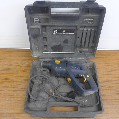 5017 - A Performance Pro Proset CLM710RH rotary hammer drill