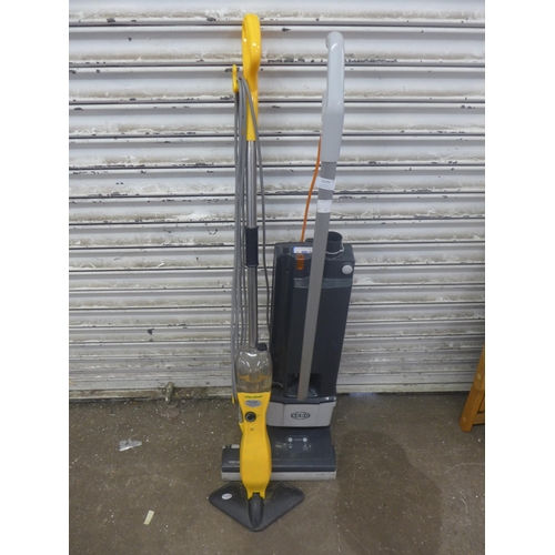 5121 - A Sebo BS 36 Comfort commercial vacuum cleaner and a Efbe-Schatt steam mop