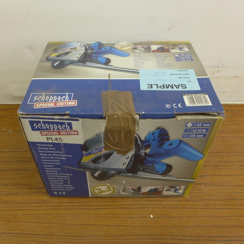 5034 - A boxed sample Scheppach Special Edition PL45 electric plunge saw  *This lot is subject to VAT