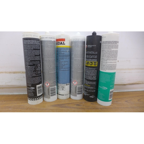 5095 - Nine assorted tubes of sealer/fillers, unused