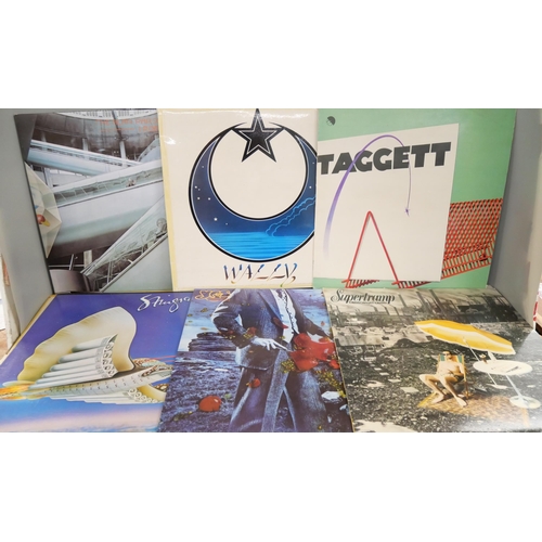 2099 - Fifteen progressive rock LP record albums comprising of Jethro Tull, Genesis, Yes, and more