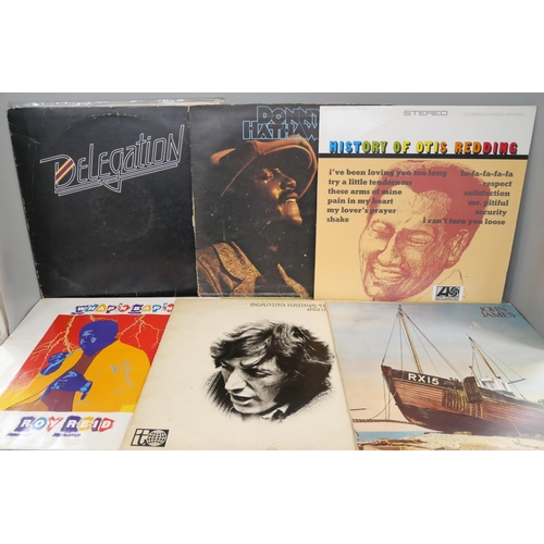 2101 - Twenty vinyl LP records, rock, soul, blues artists including Van Morrison, John Lennon, BB King, and... 